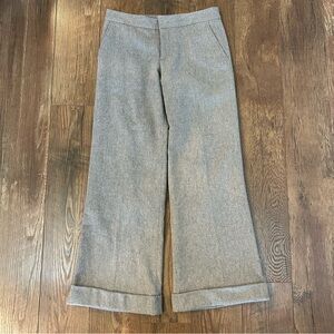 Chaiken Wool Blend Trousers Grey Size 8
